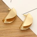 Gold Lapelled Earrings